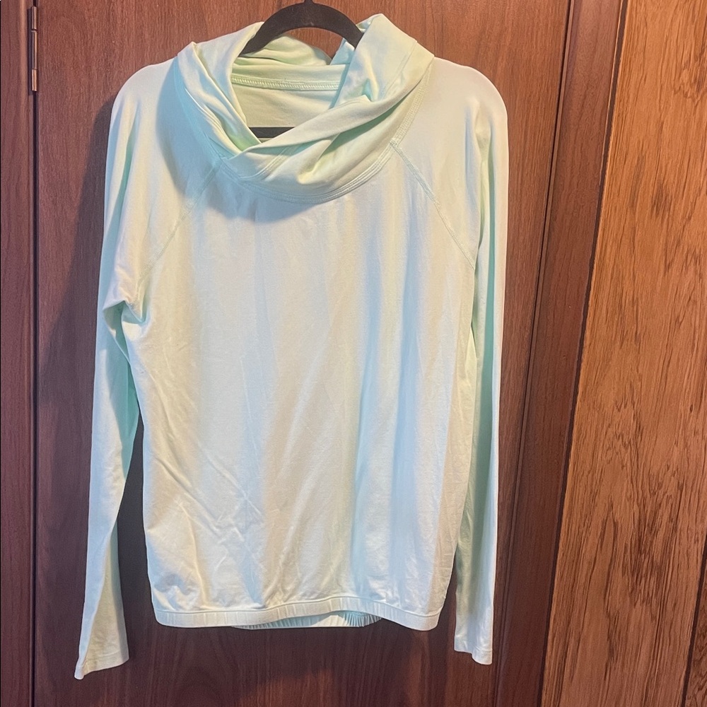 lululemon athletica Light Green Long Sleeve Top